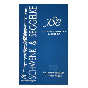 Caixa de 10 palethas SCHWENK & SEGGELKE F para clarinete